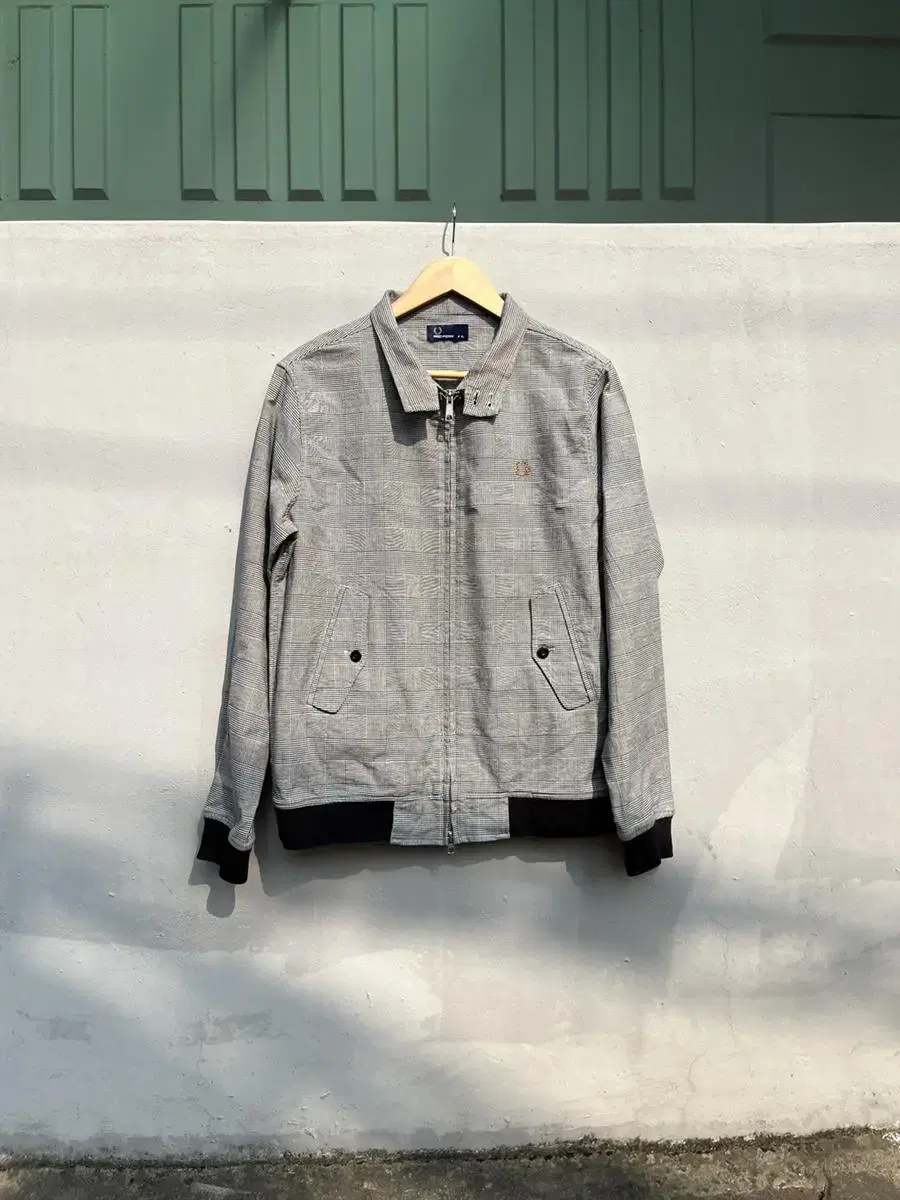 vintage fred perry 2way check blouson